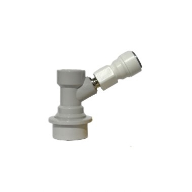 Ball lock CO2 med 3/8-utgang